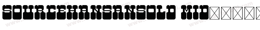 SourceHansansold mid字体转换